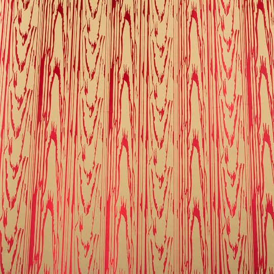 JAM Paper Red & White Bark Kraft Christmas Gift Wrap
